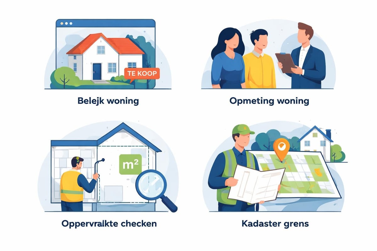 Woonoppervlak verificatie proces