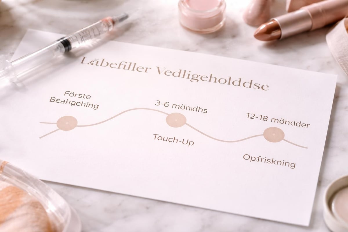 Lip filler vedligeholdelsesplan