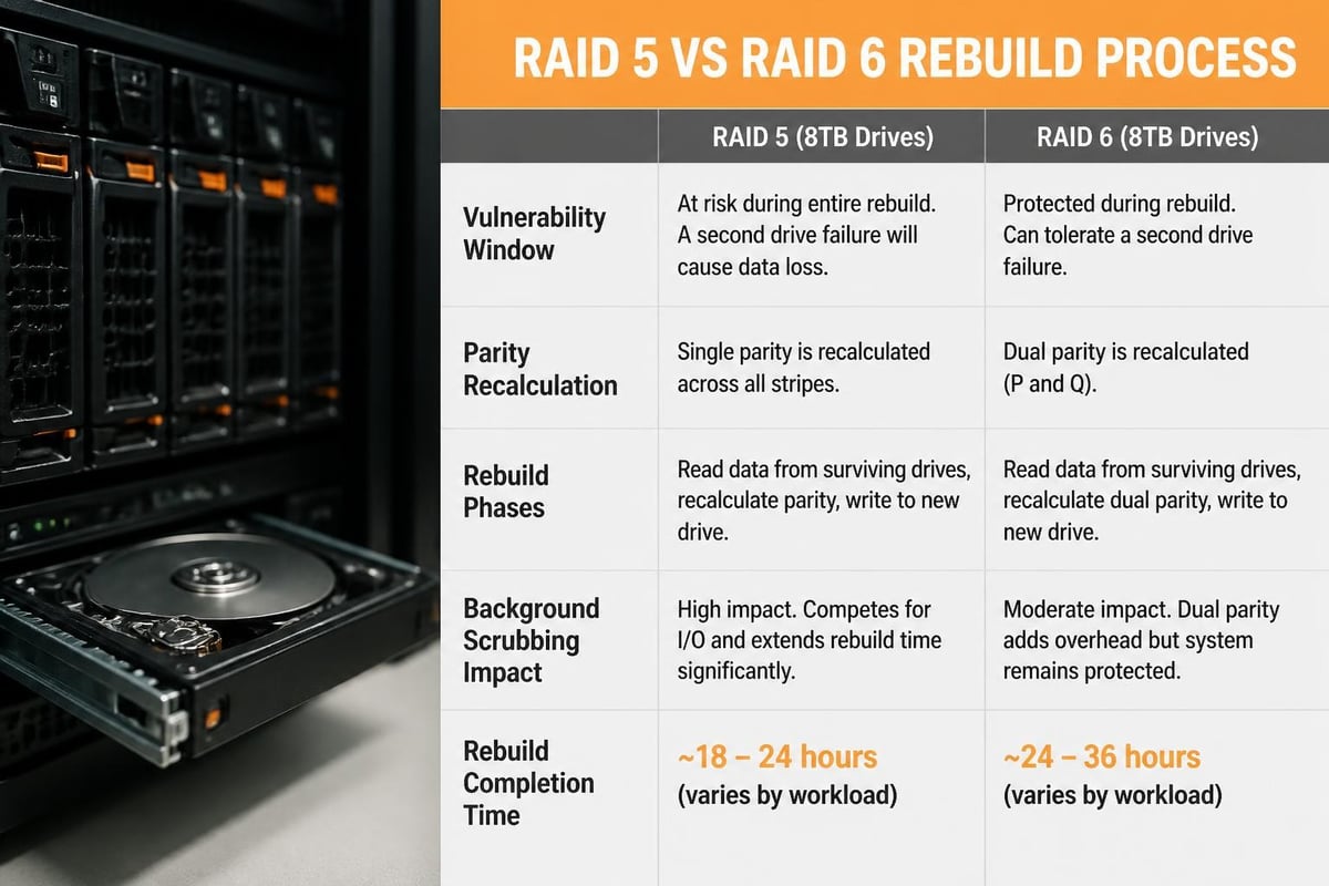 RAID rebuild timeline