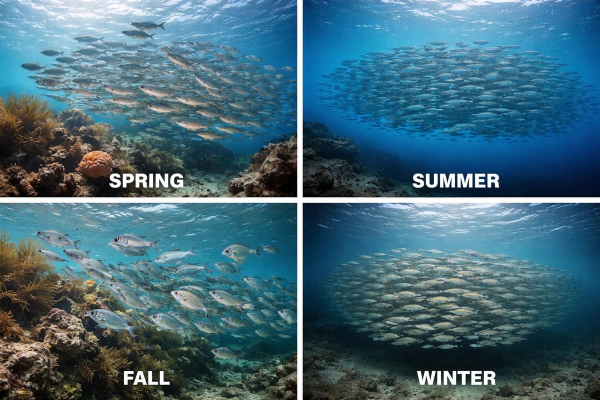 Seasonal goggle eye patterns