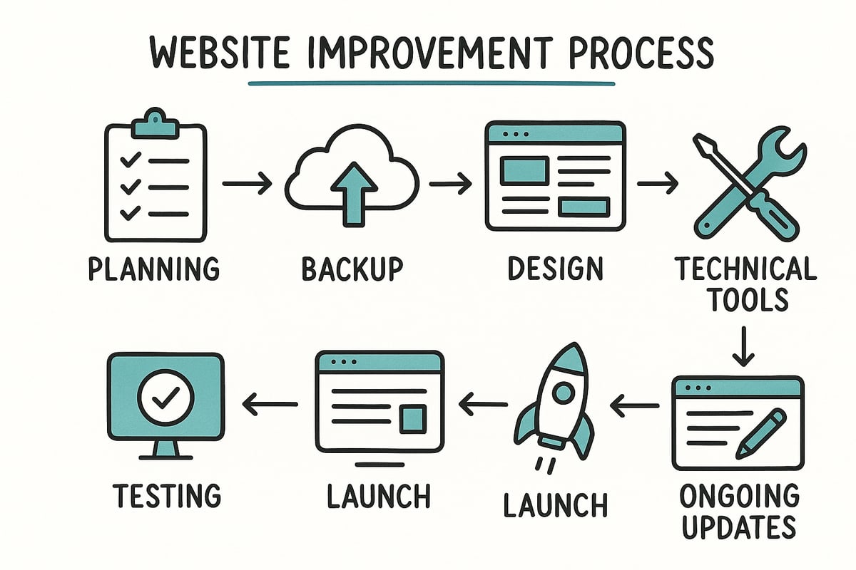 Step-by-Step Process: Implementing Website Edits