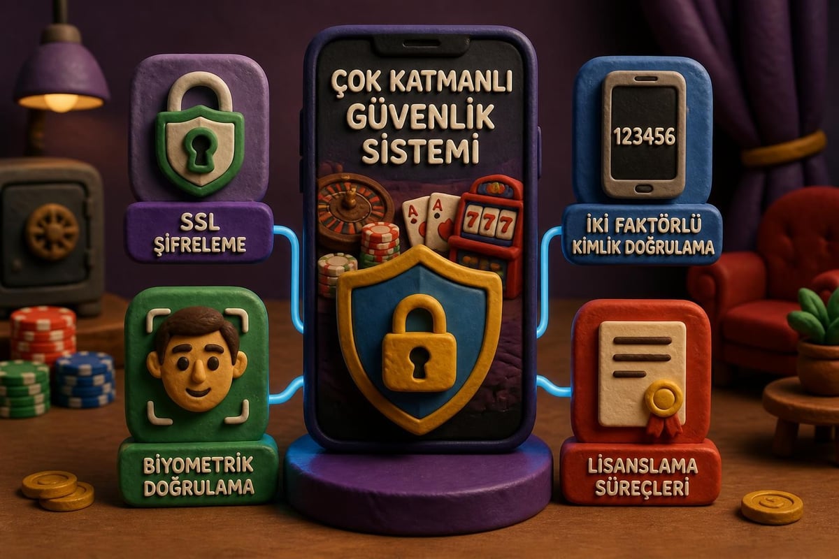 Mobil casino güvenlik katmanları