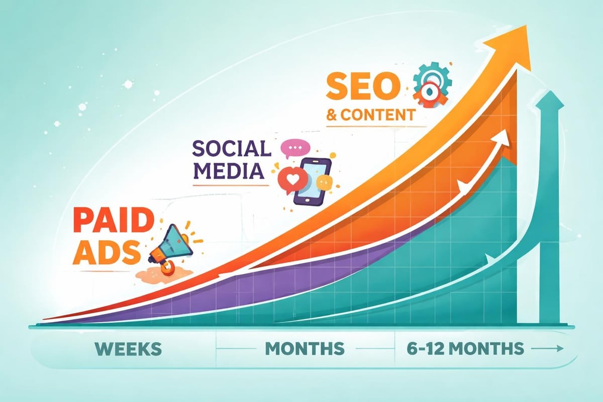 Marketing ROI timeline