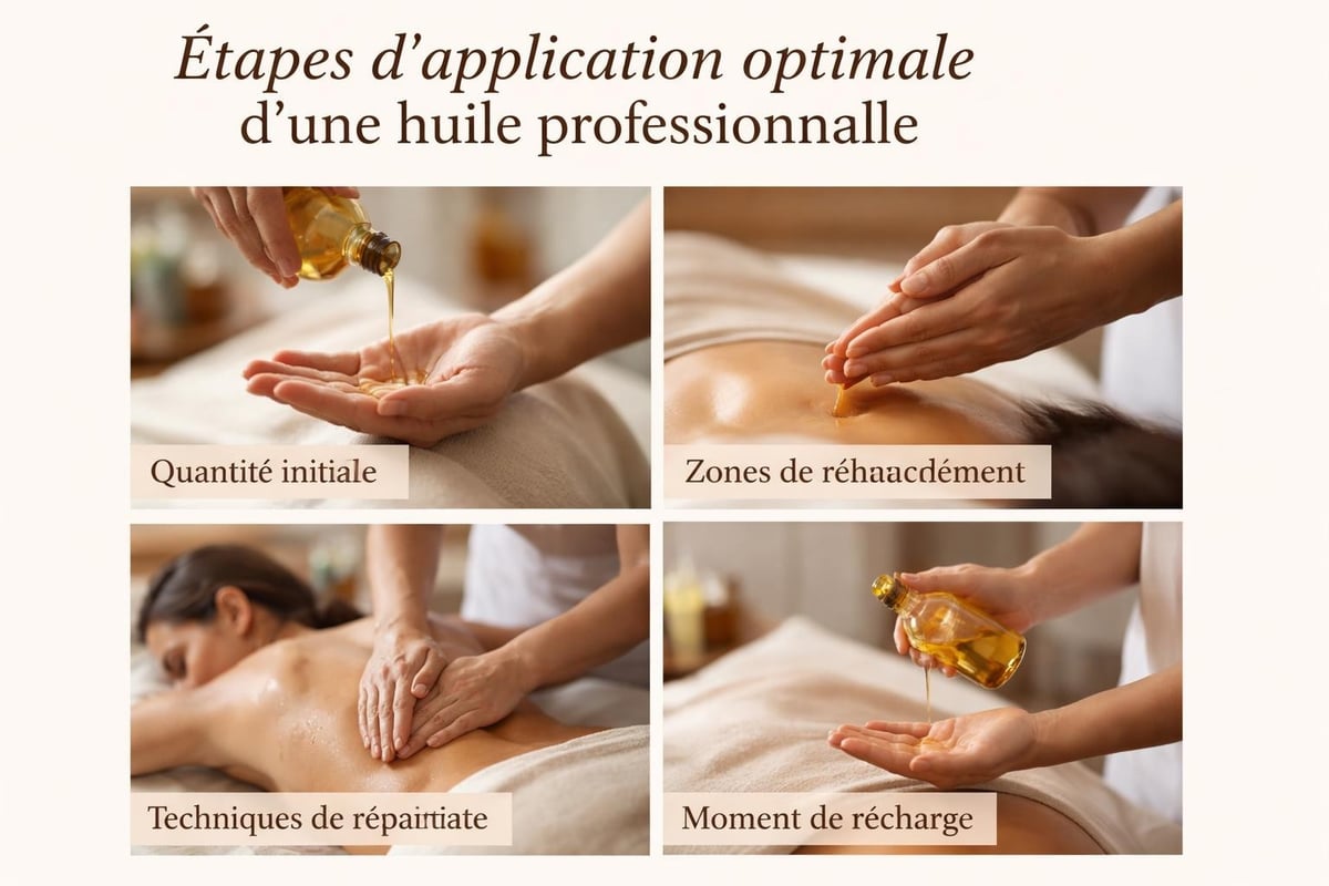 Protocole application huile corps