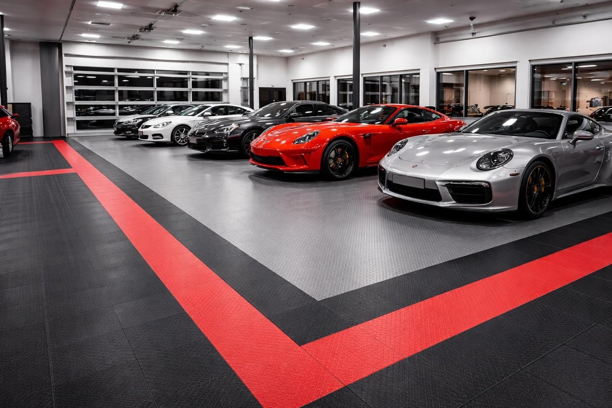 Commercial garage flooring applications
