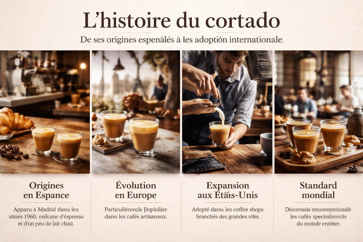 Évolution du cortado
