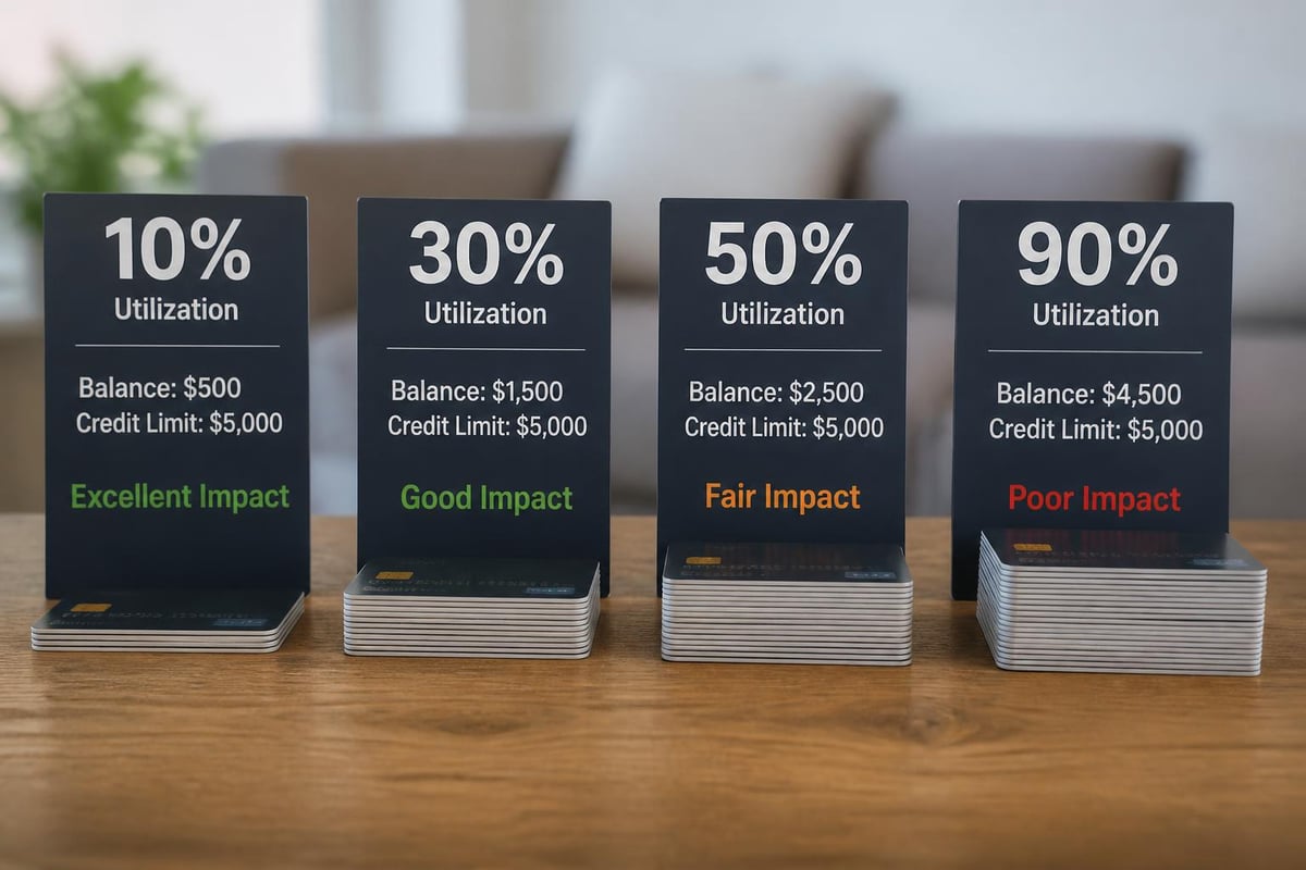 Credit utilization calculation