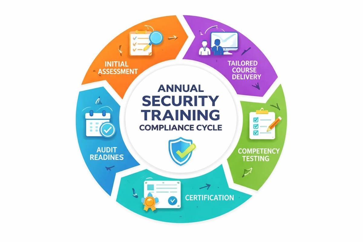 Security training compliance cycle