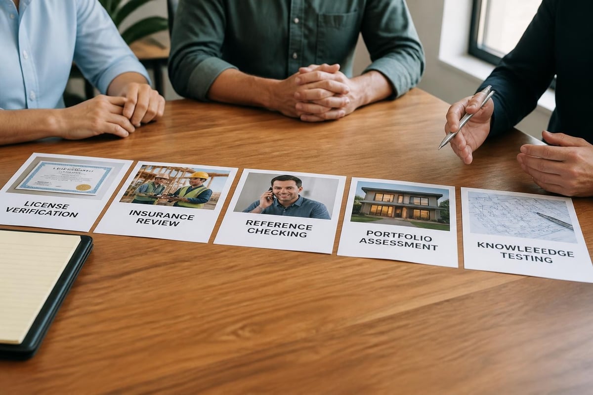 Contractor evaluation checklist