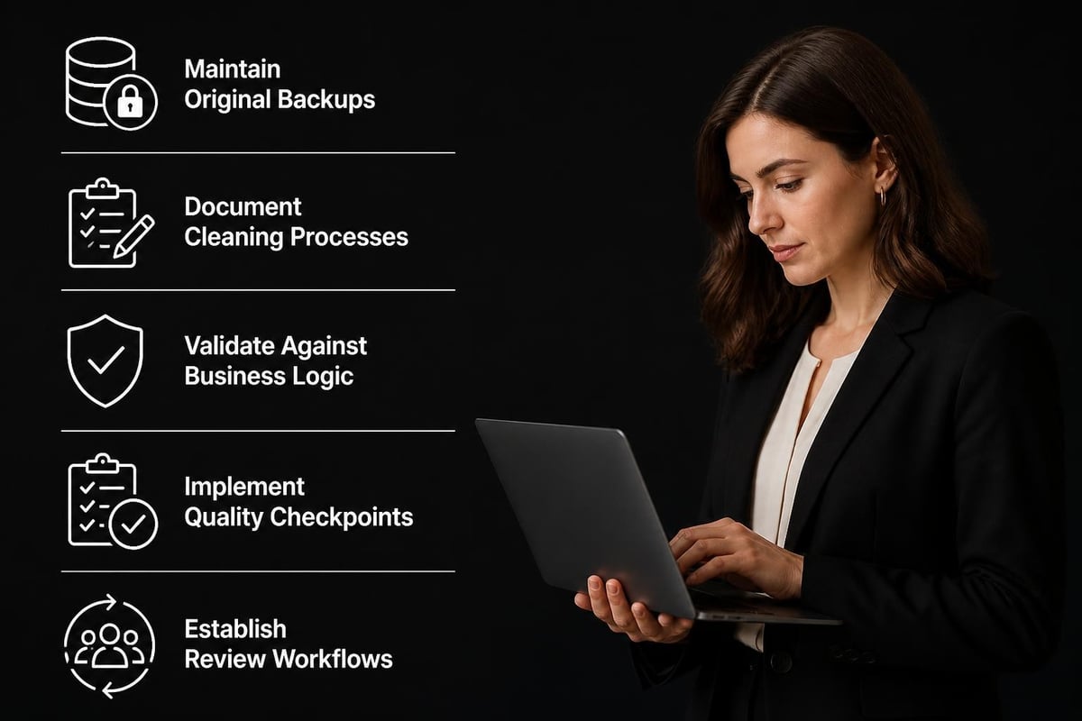AI data cleaning best practices