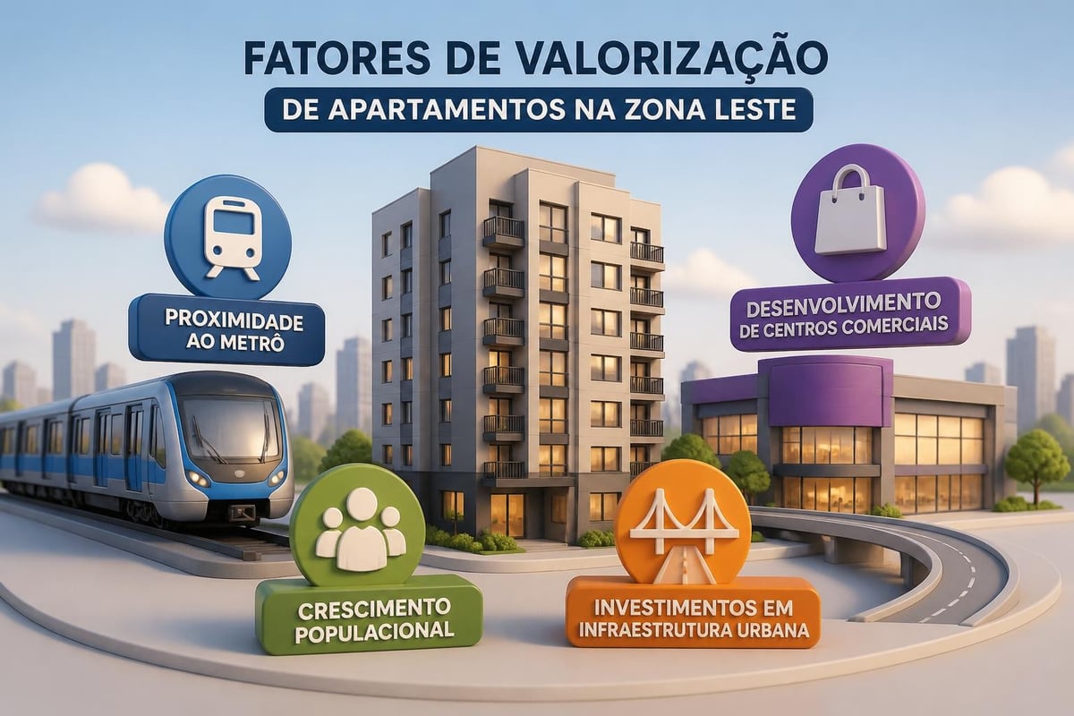 Valorização imobiliária na Zona Leste