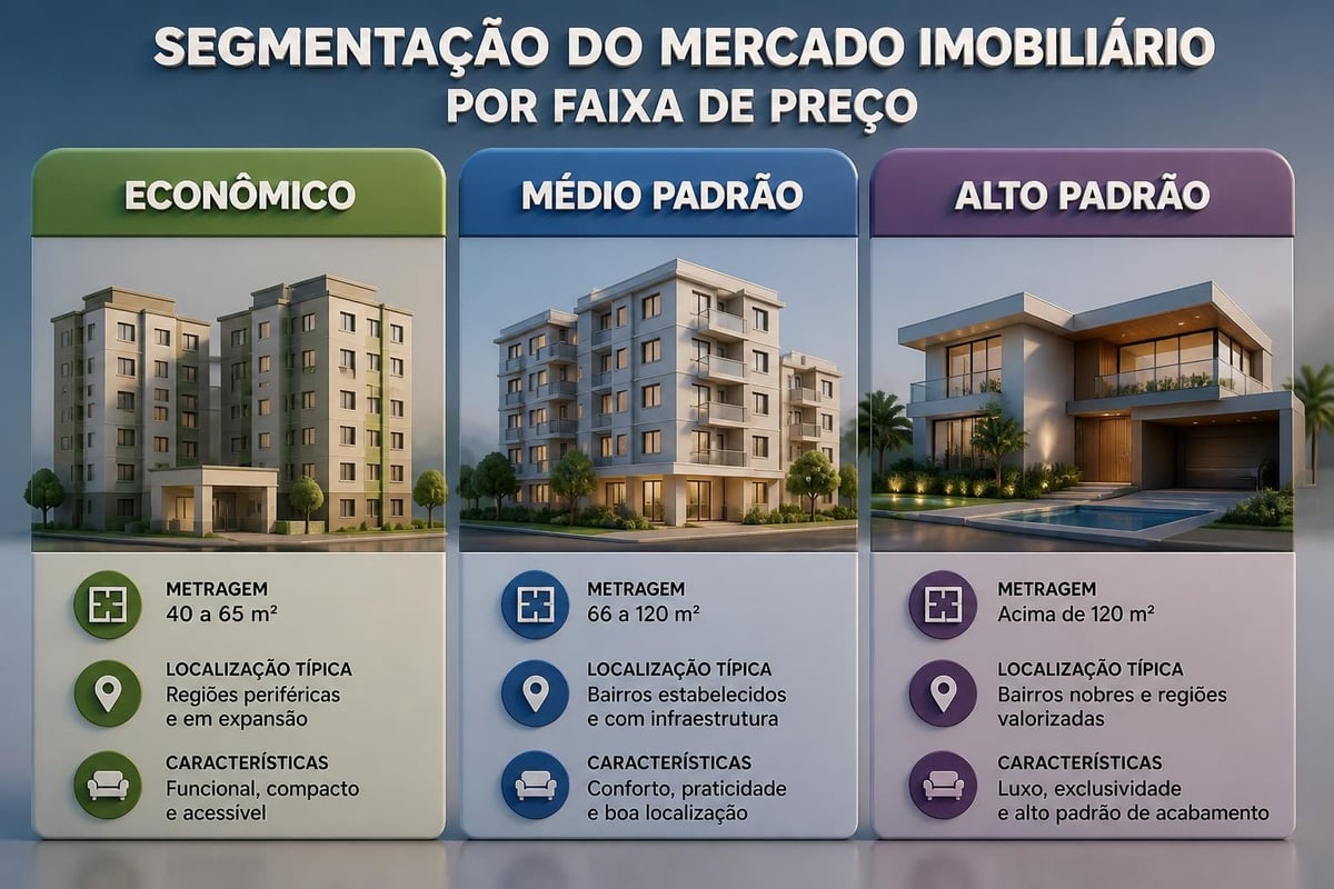 Perfis de apartamentos Zona Leste