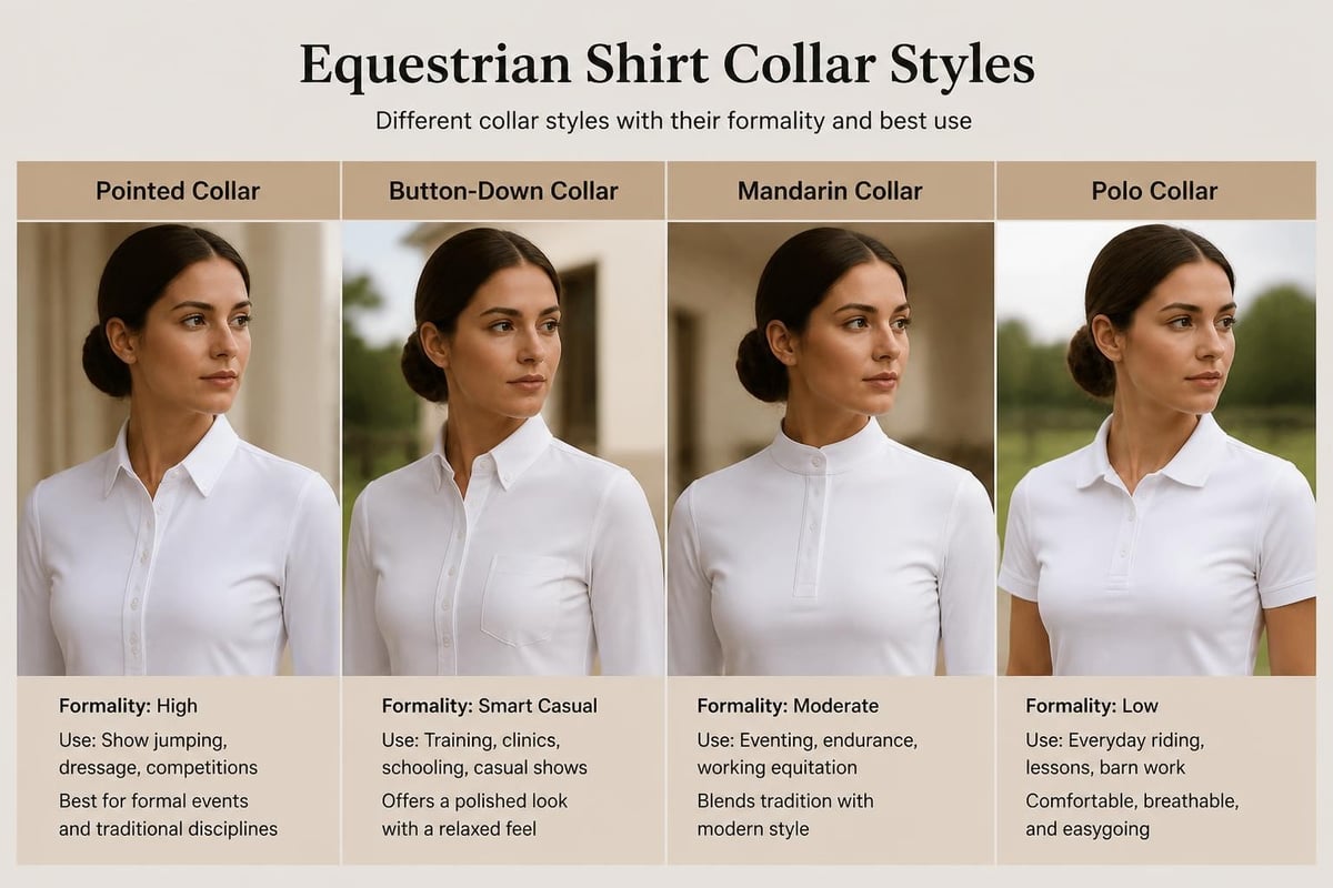 Collar style comparison