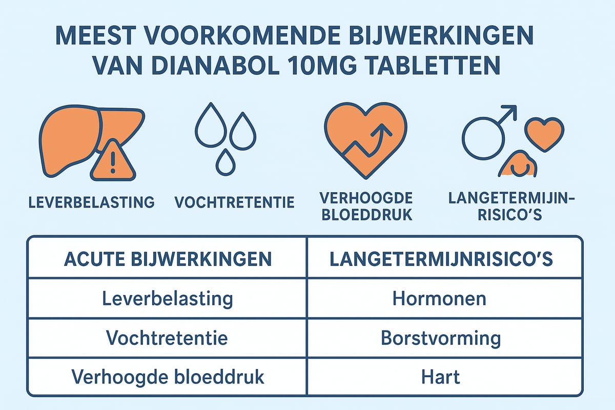 Bijwerkingen en Gezondheidsrisico’s van Dianabol 10mg