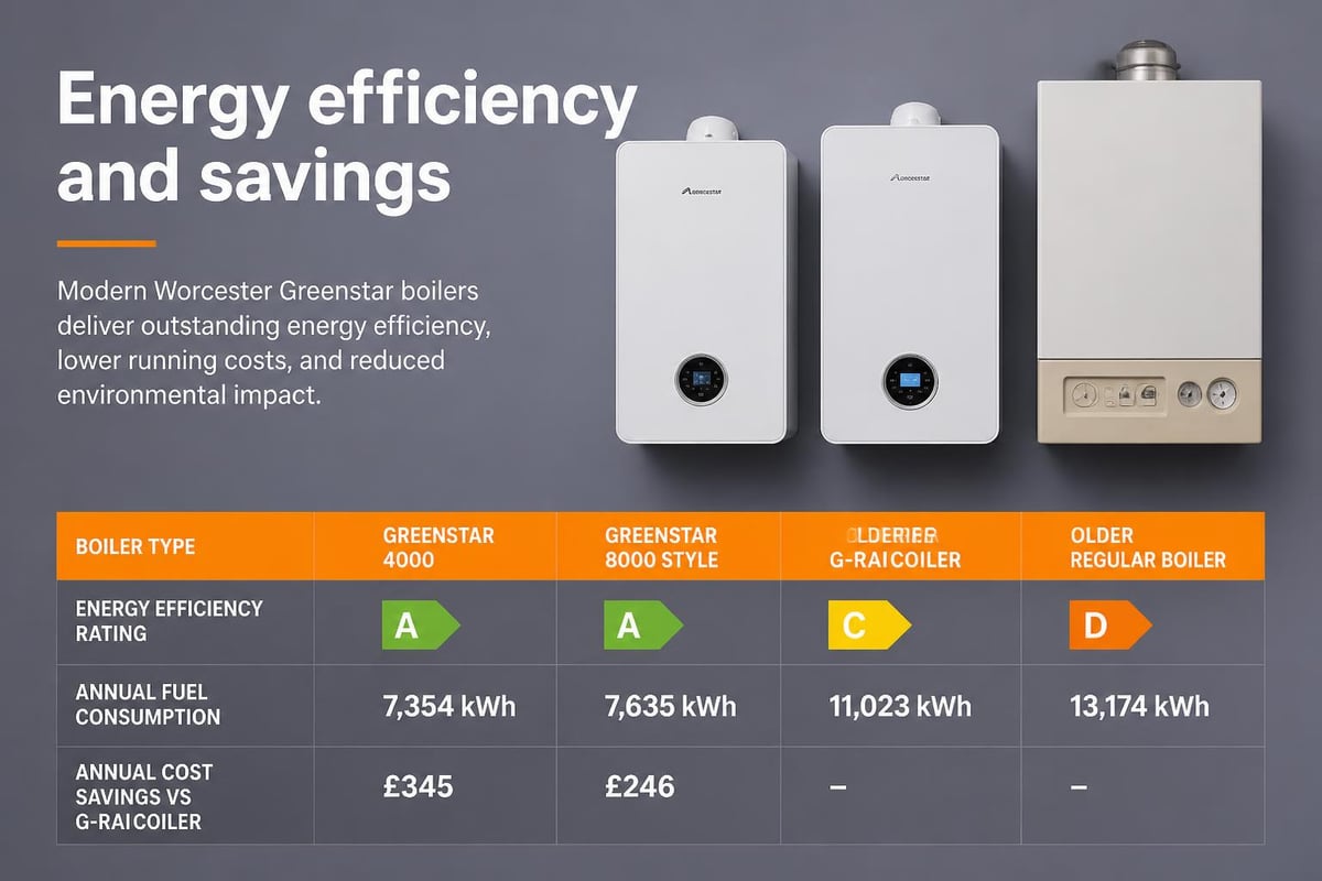 Worcester boiler efficiency ratings