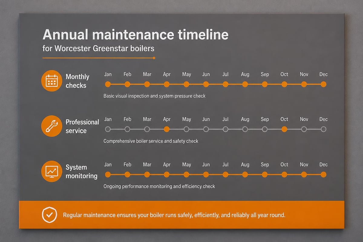 Worcester boiler maintenance schedule