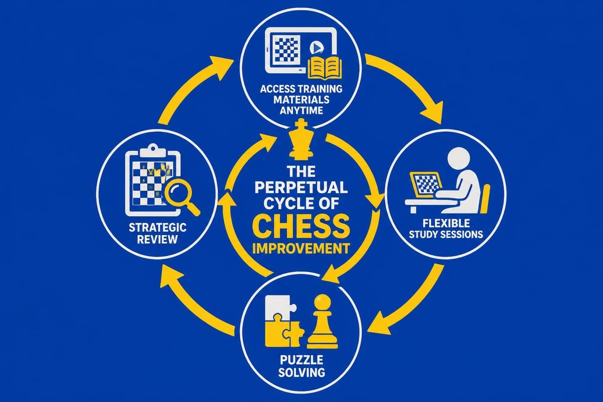 Continuous chess learning cycle