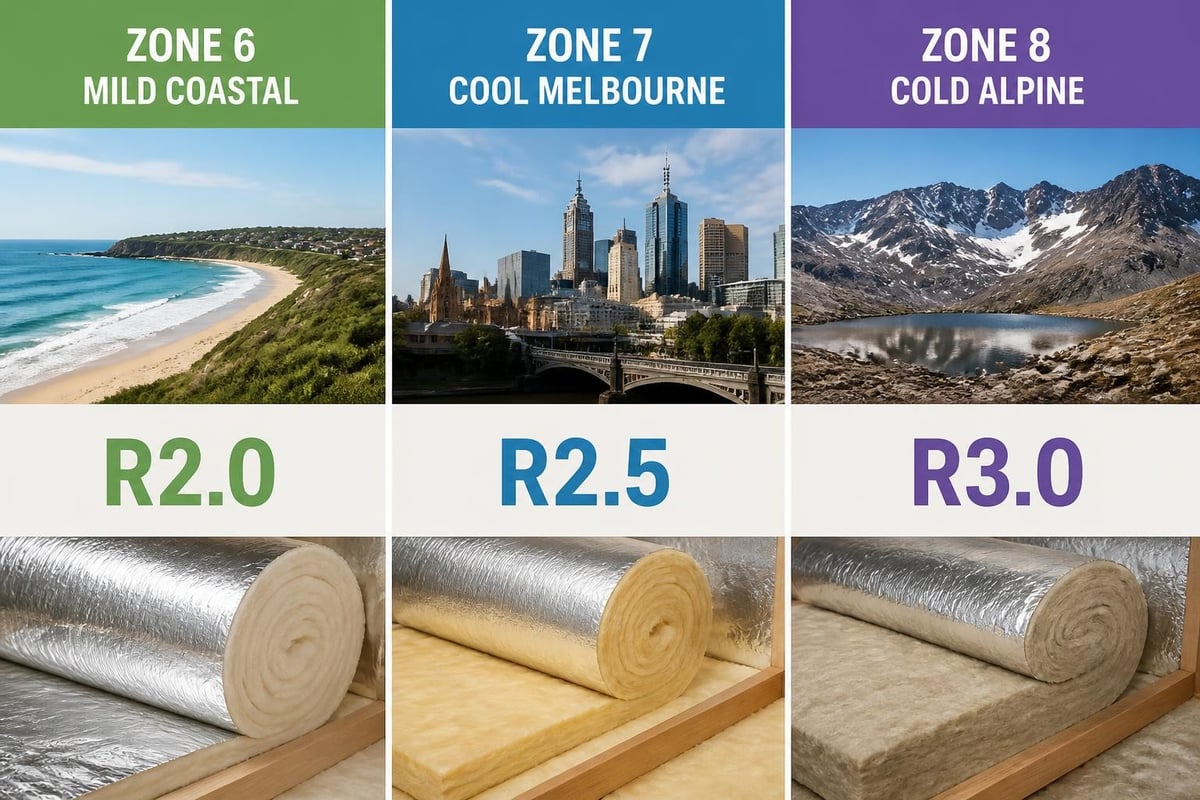R-value selection for underfloor insulation
