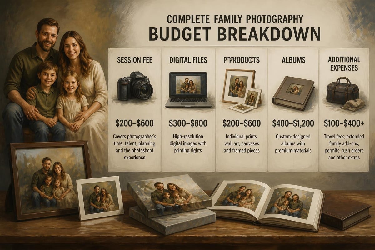 Photography session budget planning