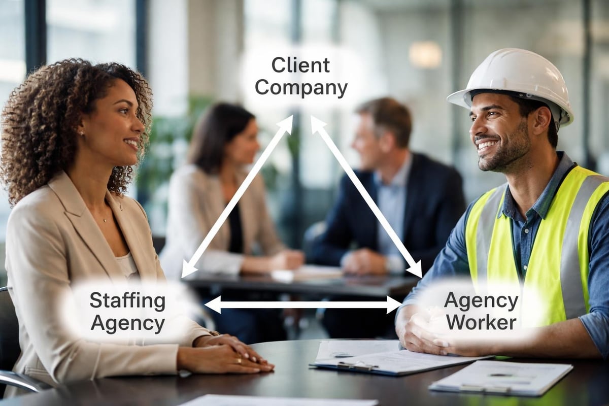 Dual employer relationship in agency work