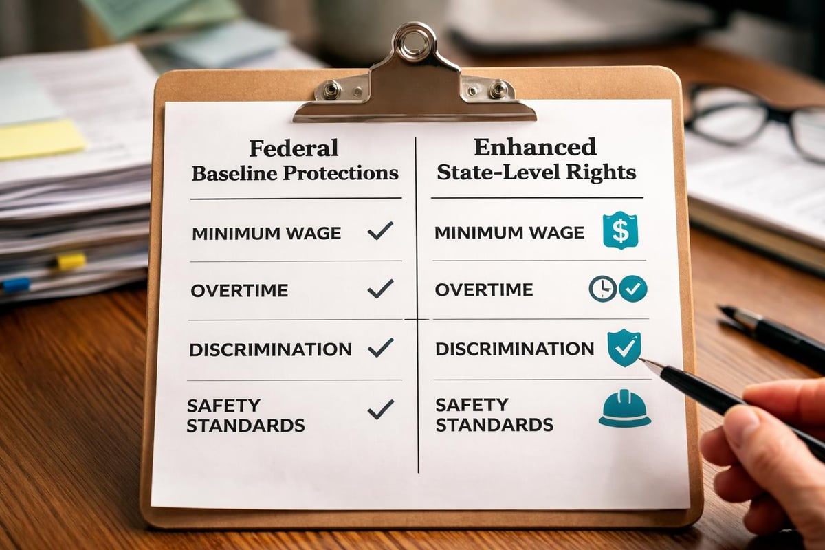 State versus federal worker protections
