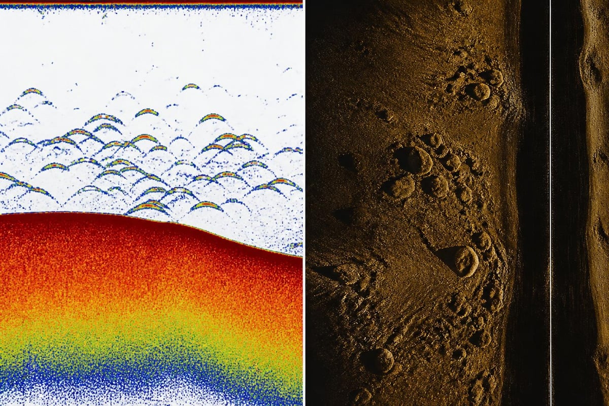 CHIRP sonar and DownScan