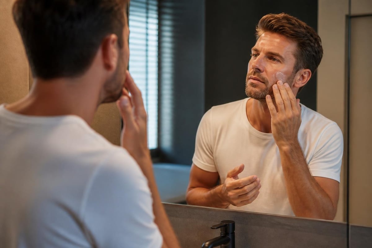 Daily grooming routine timeline
