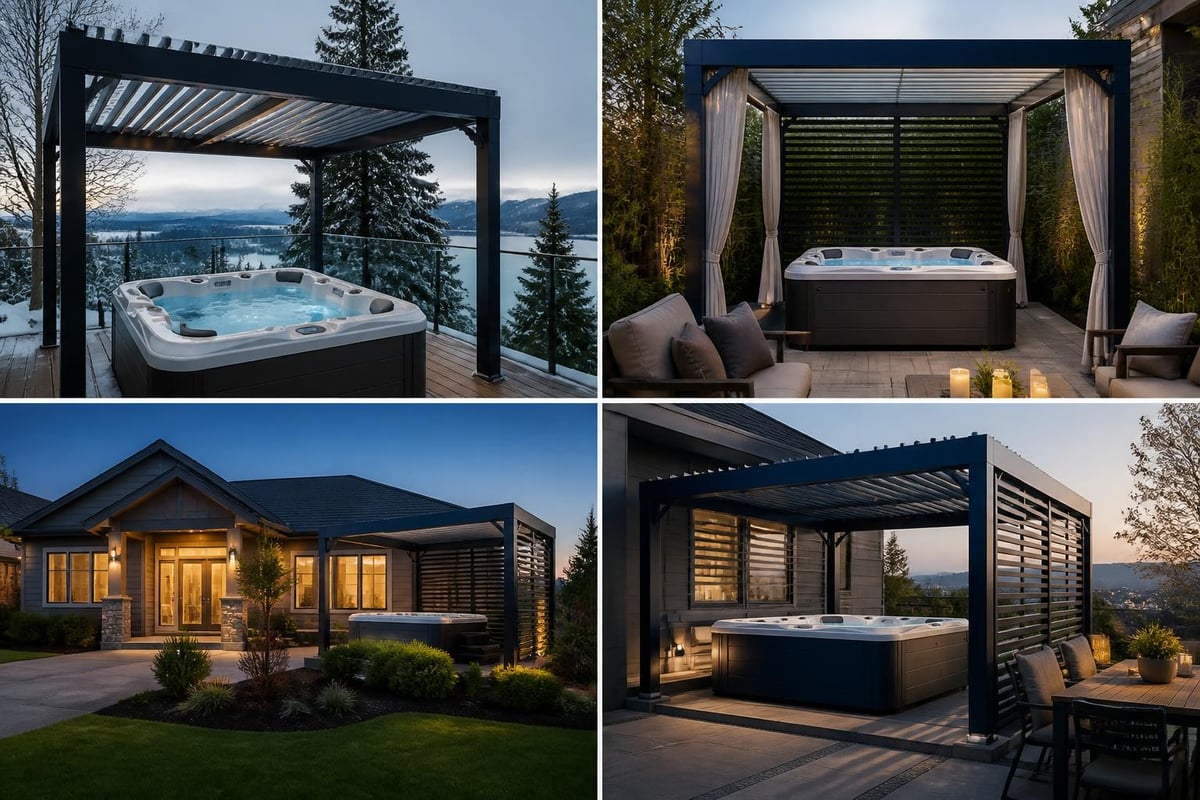 Benefits of hot tub pergolas