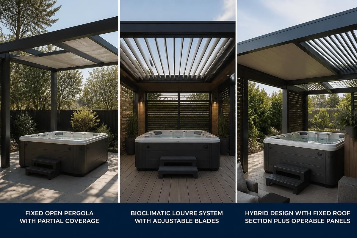 Pergola ventilation systems