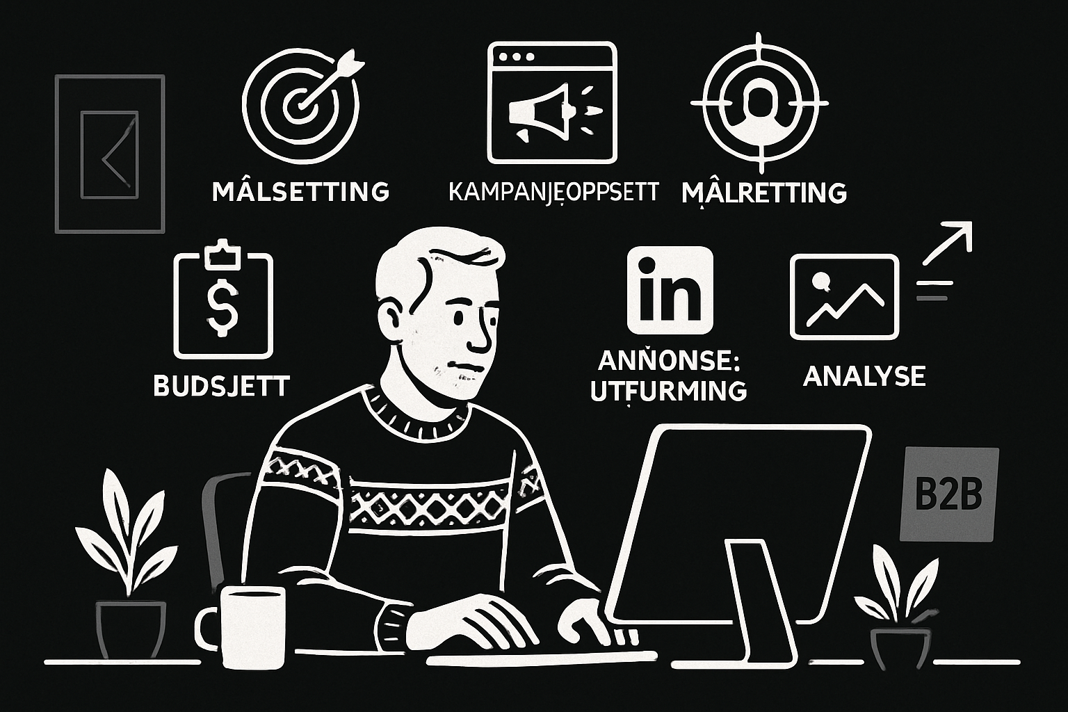 Slik fungerer LinkedIn-annonsering: Fra strategi til publisering