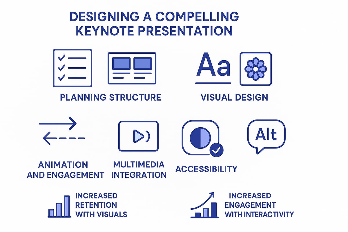 Designing Compelling Keynote Presentations: Structure, Visuals, and Storytelling