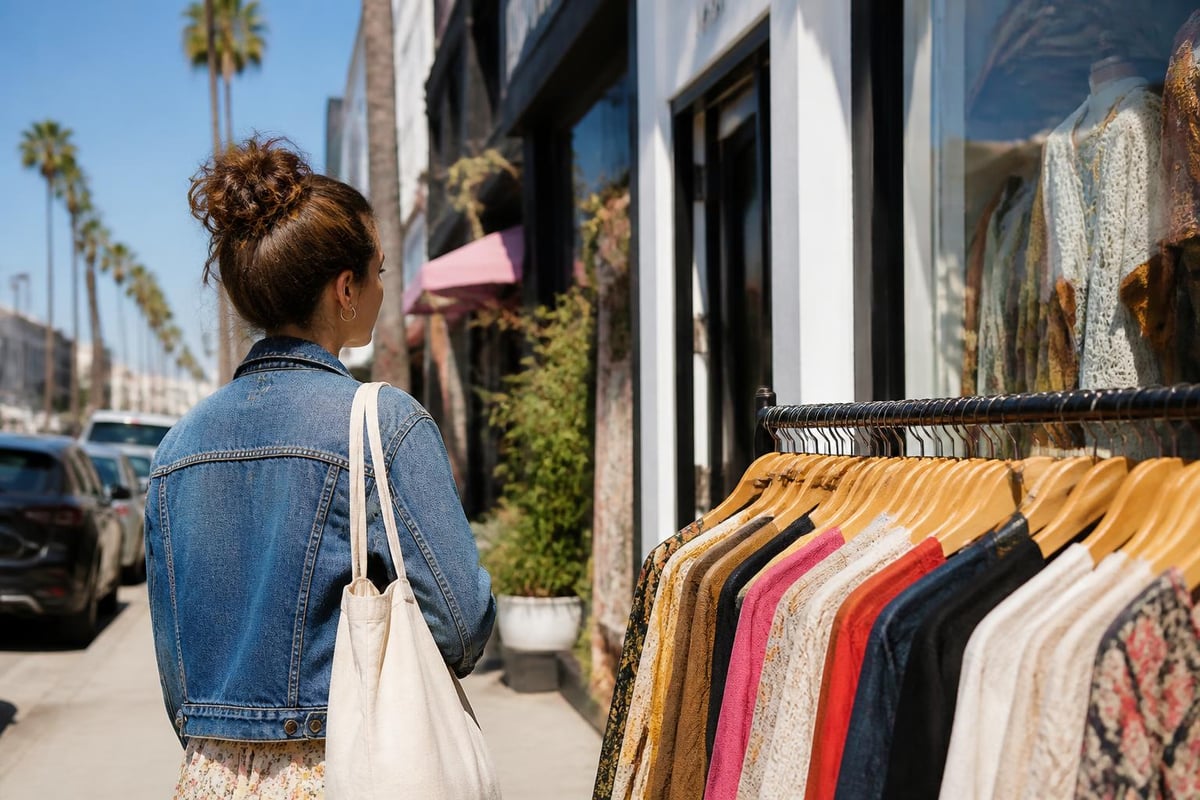 Vintage shopping day plan