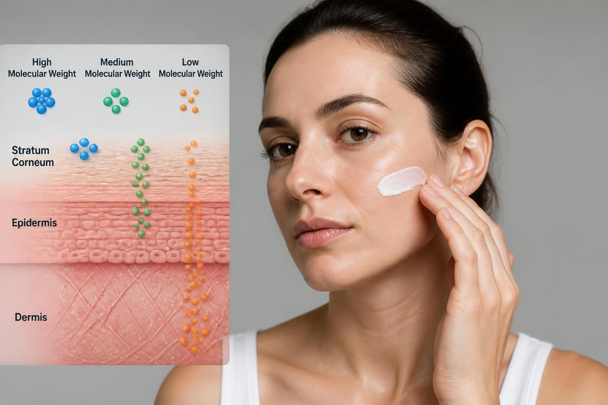 Skin barrier layers and cream absorption