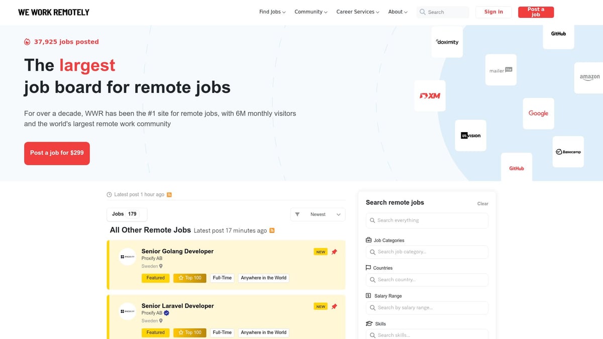10 Essential Online Freelance Websites for Success in 2026 - We Work Remotely