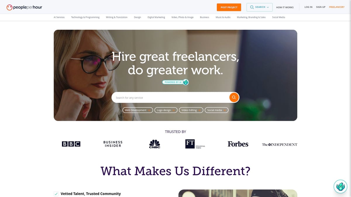 10 Essential Online Freelance Websites for Success in 2026 - PeoplePerHour