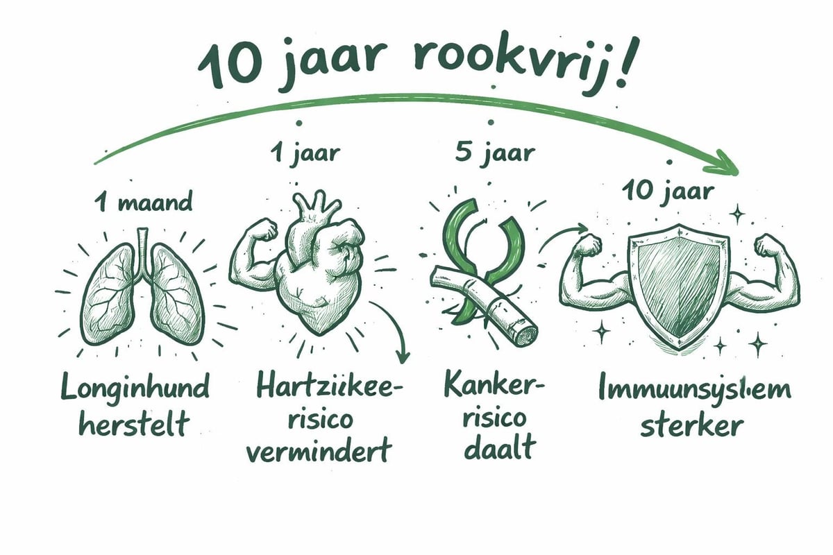 Gezondheidsverbetering tijdlijn