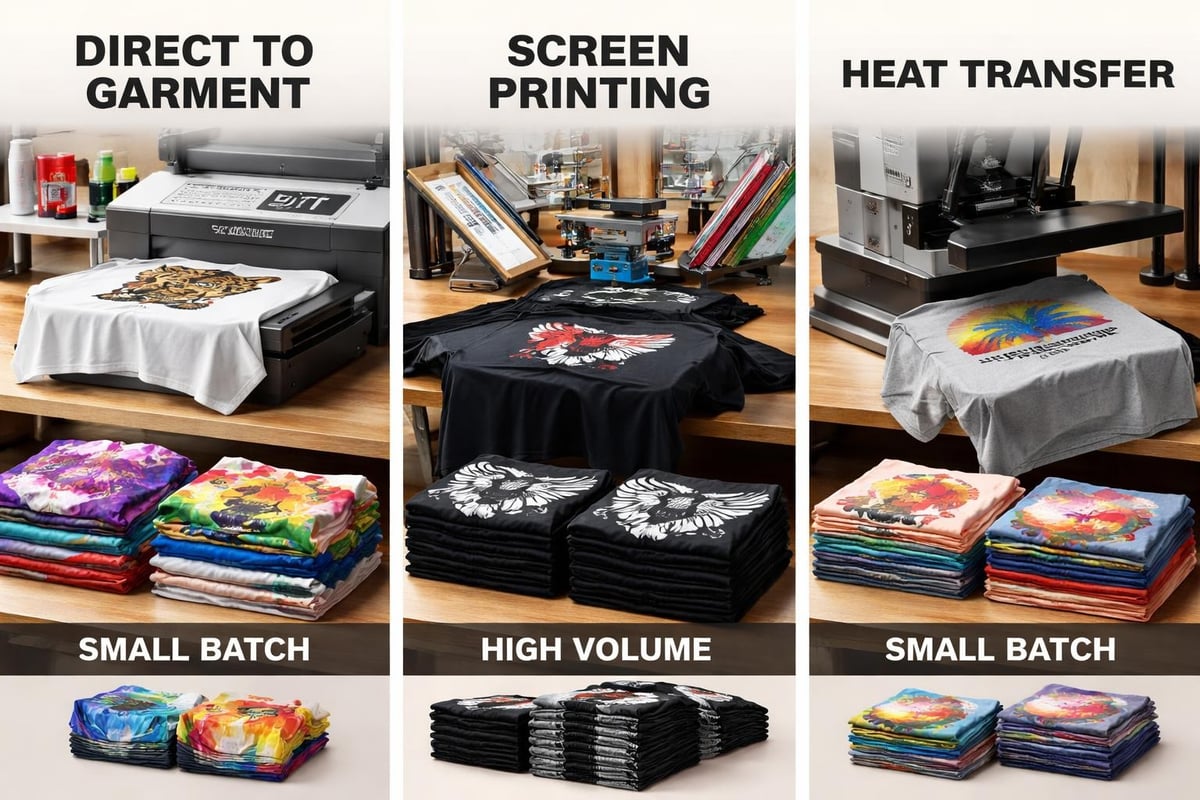 Printing method comparison