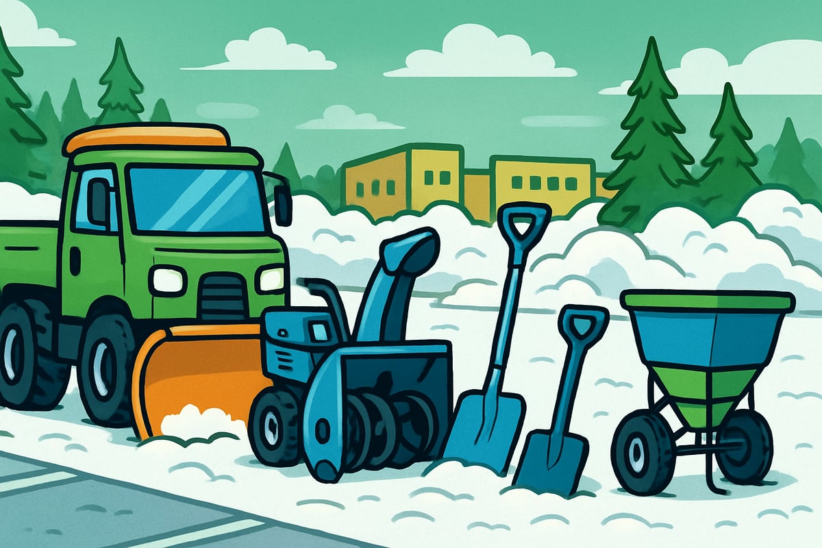 Utrustning och produkter för modern snöröjning