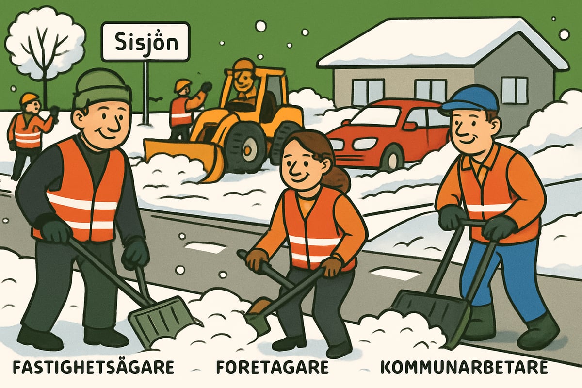 Lagkrav och riktlinjer för snöröjning i Sisjön