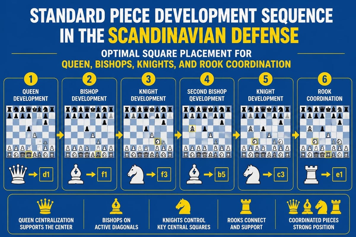Scandinavian Defense piece development