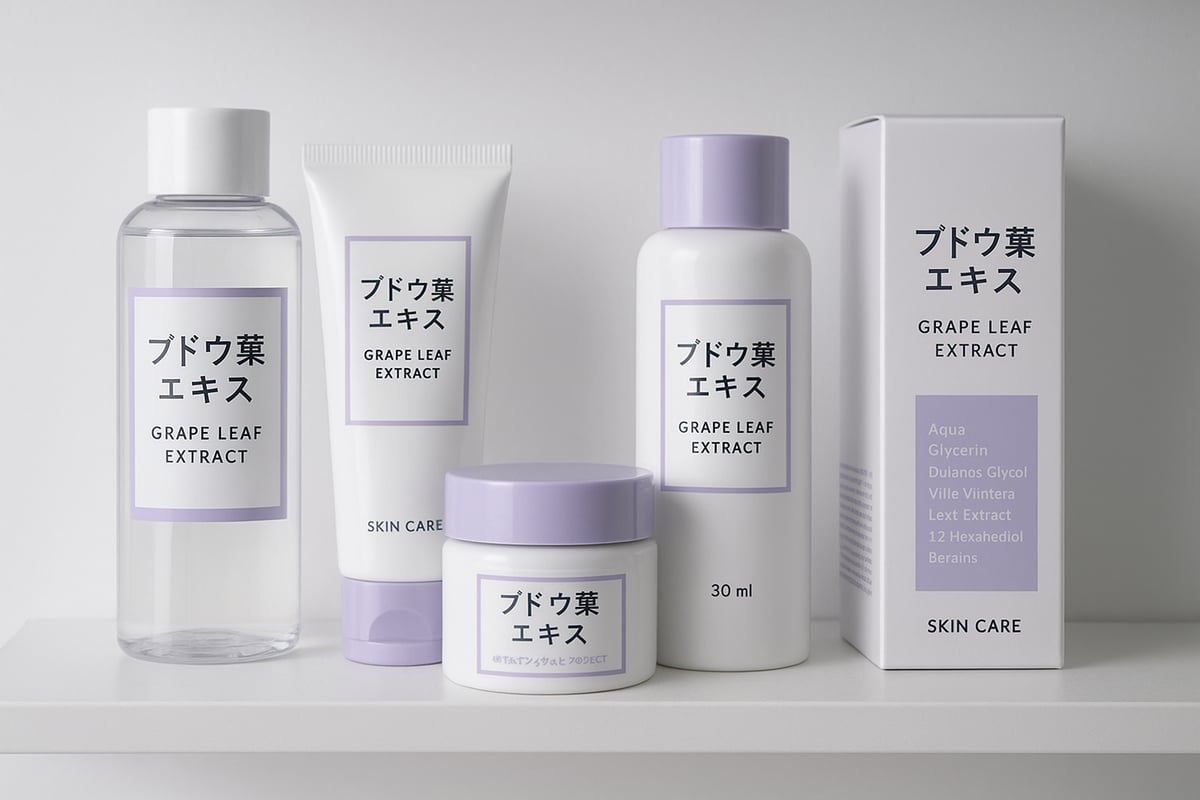 ブドウ葉配合スキンケア製品の選び方ガイド