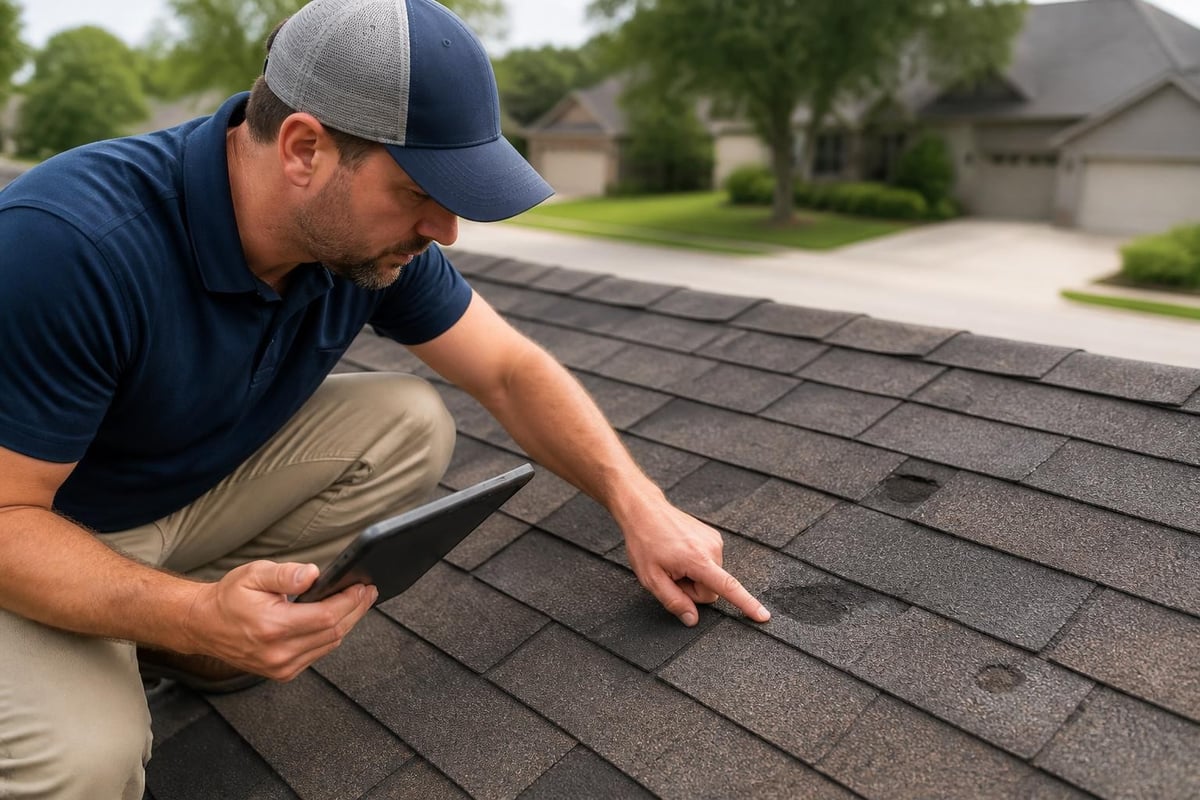 Storm damage inspection process