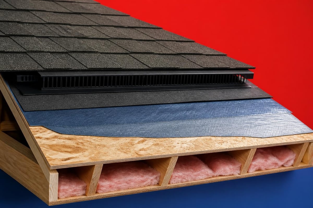 Roof installation layers