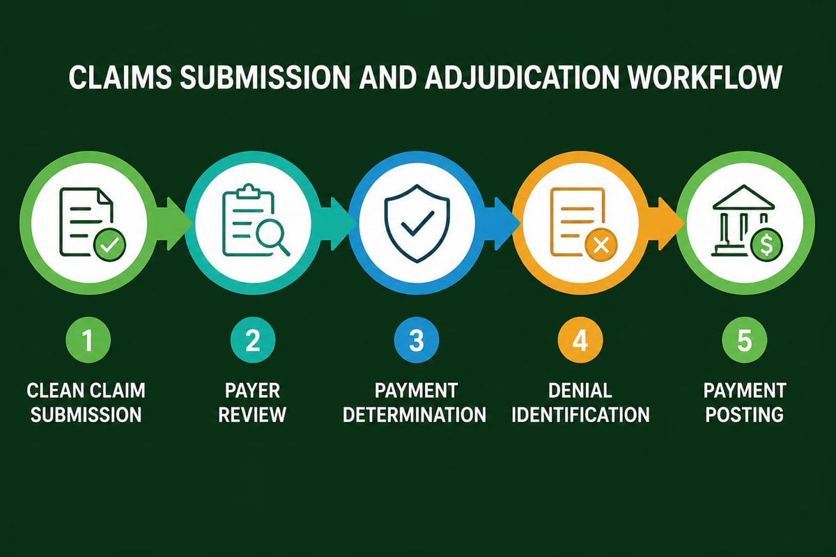 Claims processing workflow