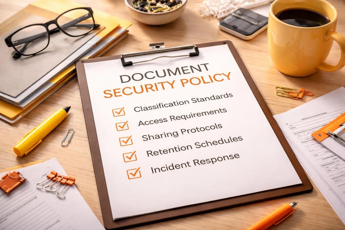 Document security policy framework