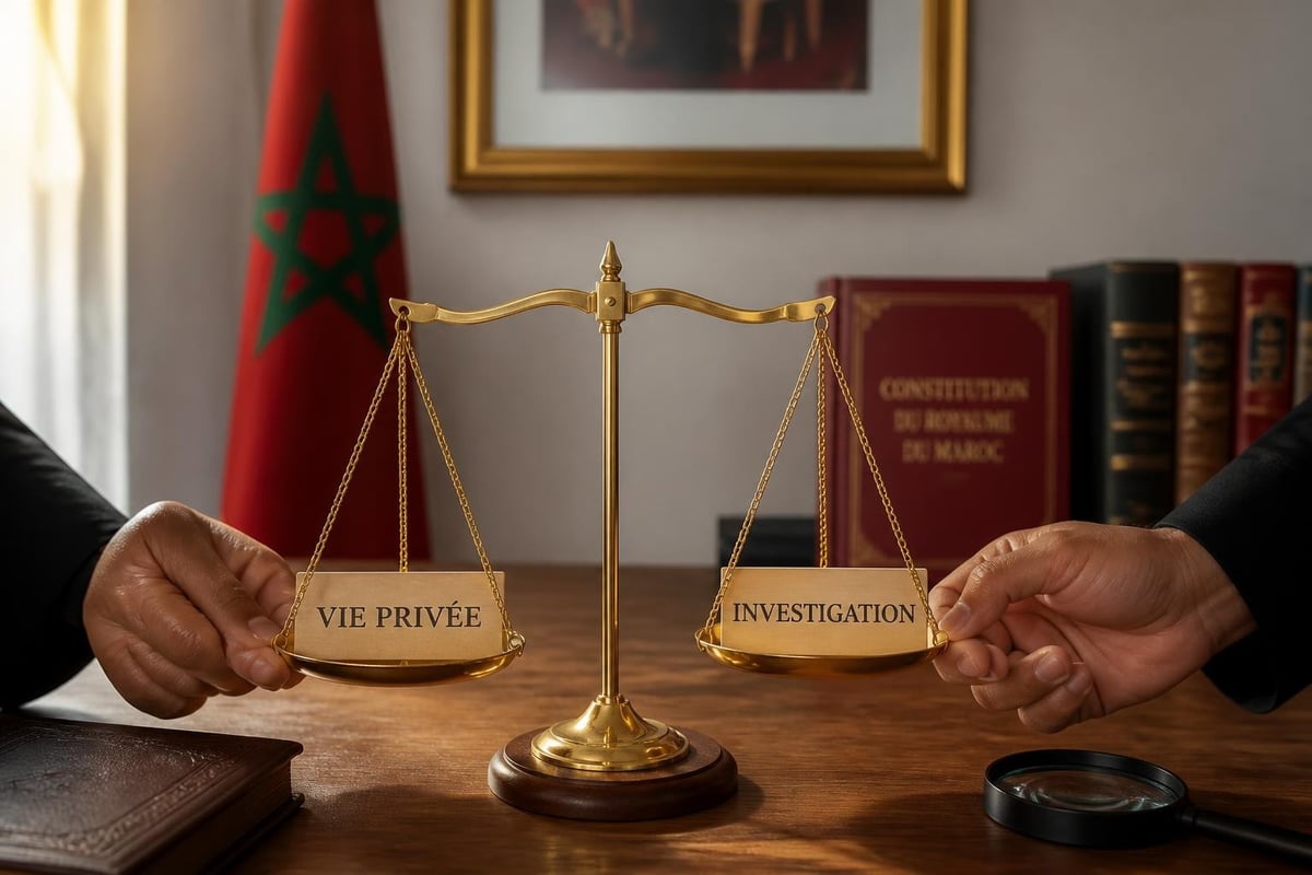 Cadre légal investigation privée Maroc
