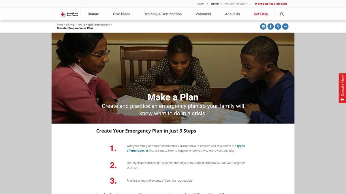 8 Best Family Emergency Binder Printables Free for 2025 - Family Disaster Plan by American Red Cross