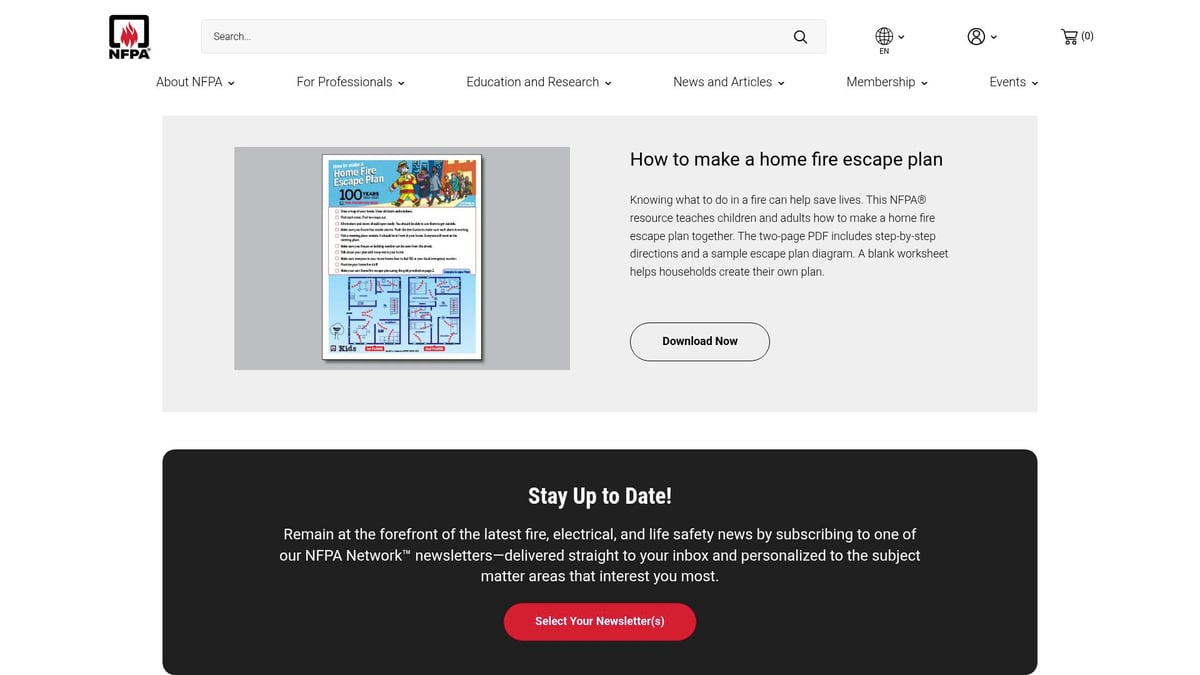 8 Best Family Emergency Binder Printables Free for 2025 - Our Escape Plan Printable by NFPA