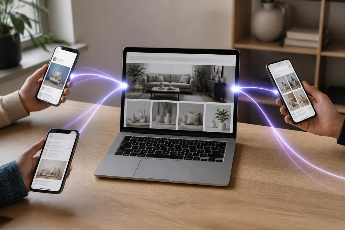 Marketing channels connecting to website