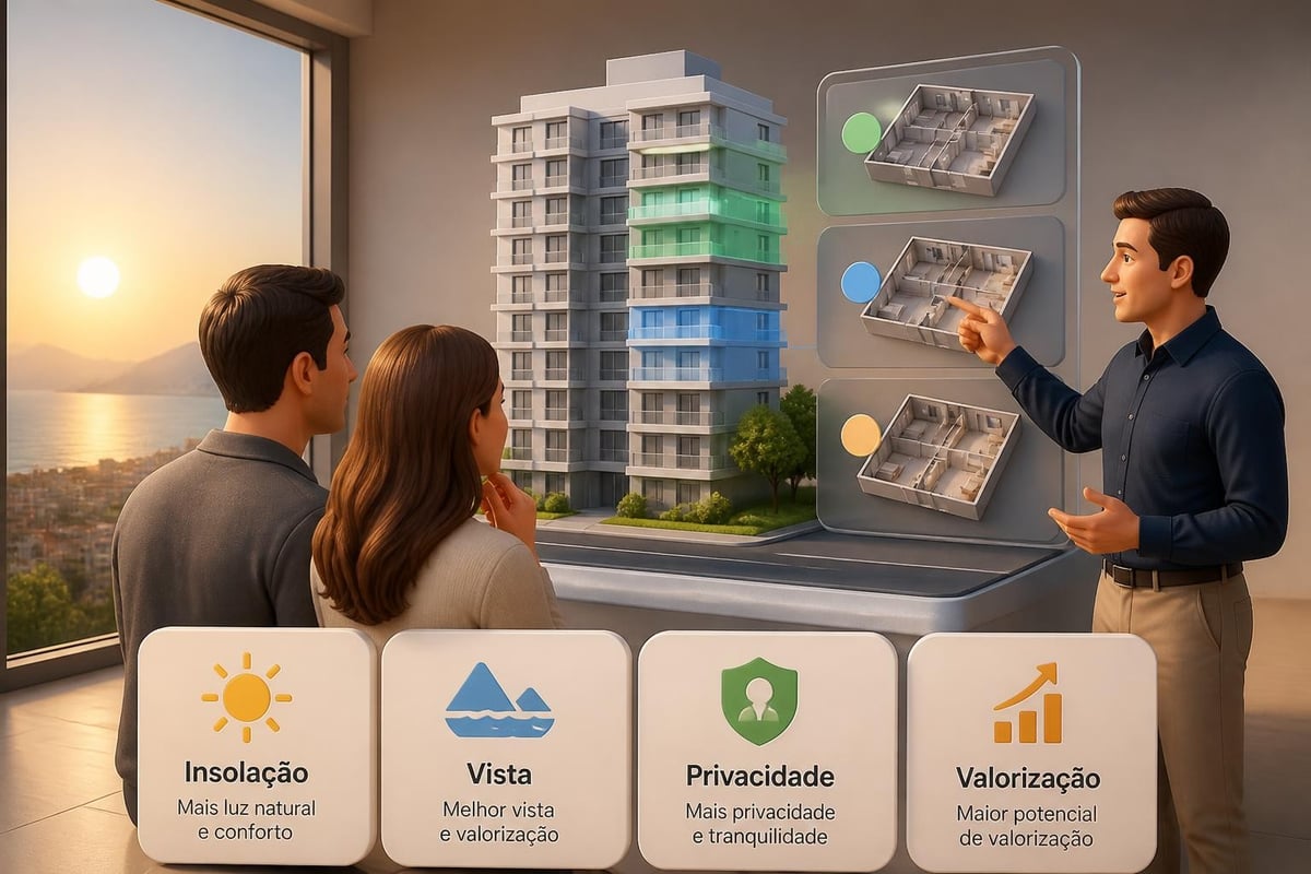 Processo de seleção de unidades em lançamentos imobiliários